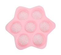 Healifty Bandeja para hornear molde para magdalenas freidora de aire moldes de tarta Mini muffins bandeja de silicona de tarta de queso gel de sílice rosa