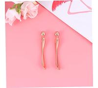 Healifty Barra Para Ojos Masajeadora De Aleación 2 Unidades Compacto Duradero Para Crema Facial Mujeres Cuidado Ocular Rosa Oro Portátil