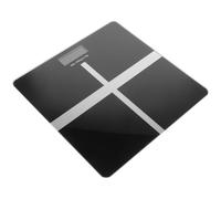 Healifty Báscula Corporal Digital Precisa Carga Usb, Diseño de Vidrio Negro, Funcionalidad Recargable y Pantalla LED para Uso Hogar