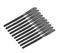 Healifty Batidor Mezclador de Tinte Cabello de Plástico Grueso, Aplicador Profesional Ergonómico Negro, 10 Piezas para Coloración y Mezcla en Salón o Uso Doméstico