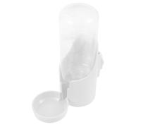 Healifty Bebedero Automático Colgante para Pájaros Pequeños y Medianos, Dispensador de Agua para Loros y Periquitos, Botella de Color Claro para Jaula, Comedero para Hámster y Pequeños