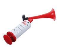 Healifty Bocina de Aire Manual Roja para Animar Cuerno de Vítores Portátil de ABS Ligero Adecuado para Eventos Deportivos Fútbol Fiestas y Navegación Deportiva