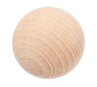 Healifty Bola de Madera Maciza sin Bola Croquet Natural para Aire Actividades Jardín Esfera de Madera Resistente y Portátil para Adultos