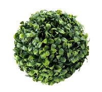 Healifty Bola Topiaria Artificial 35 Cm de Eucalipto y Hojas de Manzano Bola Colgante Decorativa para Techo Decoración Interior y Exterior Hogar y Jardín