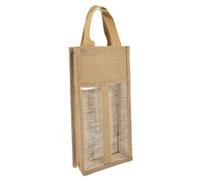 Healifty Bolsa De Transparente para Dos Botellas De Vino Bolsa Protectora De Viaje para Botellas De para Eventos De Celebración