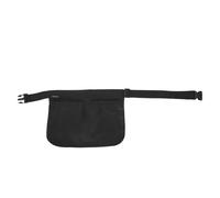 Healifty Bolsa para Balones de Golf Negra 35.5x26.5 Cm Riñonera Portátil con Cremallera, Ligera y Resistente para Deportes al Aire Libre, Almacenamiento Multiusos para Golf, Tenis