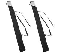 Healifty Bolsa para Espada Japonesa 2 Unidades 136 CM Negra Funda para Transportar y Guardar Espadas de Bambú y Madera Diseño de Ninja para Artes Marciales al Aire Libre
