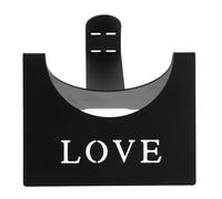 Healifty Botellero de Hierro Negro Compacto para Vino Soporte para Botellas de Encimera Estante Rústico Pequeño para Almacenamiento y Organización en Cocina y Comedor