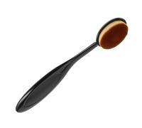 Healifty Brocha para Maquillaje Multifuncional 1 Unidad Tamaño Largo Fibra Sintética Pincel para Polvos Sueltos Rubor Base Líquida Uso Profesional Viaje Color Negro