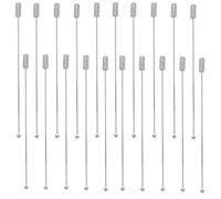 Healifty Broches para Ramilletes y Alfileres de Solapa 40 Piezas Transparentes 90mm Fijación Segura para DIY Manualidades Boda y Eventos Formales