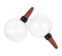 Healifty Bulbos de Riego Automático para Plantas 2 Piezas 500 Ml, Dispensador de Agua para Macetas, Sistema de Riego por Goteo para Interior y Exterior, Herramienta para Regar Plantas