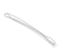 Healifty Cadena Para Bolso De Mano 3.2Mm Cadena De Serpiente Con Mosquetón Doble Hebillas Correa De Repuesto Para Bolsas De Mujer Versátil Para Uso Diario Y Diy
