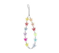 Healifty Cadena para Teléfono Móvil Estilo Colorida con Correa de Muñeca Antirrobo y Colgante Decorativo para Smartphone Compatible con Accesorios Electrónicos Fácil Instalación y Uso