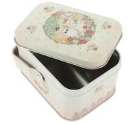 Healifty Caja De Hojalata Navideña Decorativa Con Tapa, Caja Para Galletas y Dulces, Color Multicolor, Tamaño Mediano, Para Regalos y Fiestas Navideñas, Suministro Para Envolver Regalos