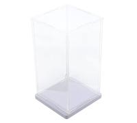 Healifty Caja Expositora Acrílica Transparente para Muñecos y Figuras Almacenaje Práctico Altura para Coleccionistas y Decoración