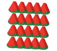 Healifty Cajas de Dulces para Fiesta Verano Diseño de Sandía, Resistentes y Portátiles, Ideales para Bodas y Cumpleaños, Pack de 20 Unidades de Plástico