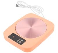 Healifty Calentador de Tazas de Café Eléctrico Pequeño USB Calentador de Tazas para Escritorio Placa Calefactora de Leche Diseño Práctico para Oficina y Hogar Posavasos Calefactor