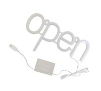 Healifty Cartel de Neón LED Open para Pared Lámpara Decorativa de Neón para y Fiesta Iluminación Creativa y Asombrosos Material