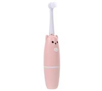 Healifty Cepillo de Dientes Casero de Carga para Niños Automático Dental Eléctrico Recargable Niños Pequeños Dientes Bebé Inteligente para Cerdas Comodidad Oral Cabeza Rosa Diente