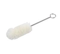 Healifty Cepillo de Limpieza para Trompeta con Mango Metálico Tamaño Pequeño Pelusa Blanca Cepillo para Boquilla de Instrumentos de Viento de Madera Uso Profesional para Mantenimiento