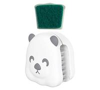 Healifty Cepillo de Limpieza U de Doble Cara para Cubiertos Multiusos Herramienta de Cocina Cepillo de Limpieza Inoxidable para Tenedores y Palillos 1 Juego