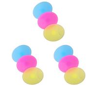 Healifty Cepillo Limpieza Facial 9 Uds + Alfombrilla Amarilla Almohadilla Facial de Mano Masajeador Facial Depurador de Silicona para Mujer Limpiador Azul Cepillo Rosa de Limpieza