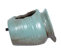 Healifty Cerámica Decorativa Fuente de Agua Cascada Jarra con Circulación de Agua Maceta para Fuente DIY para Jardín y Pecera Mini Jarra Azul