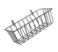 Healifty Cesta Colgante de Alambre para Baño Estante de Almacenamiento de Pared, Soporte para Botellas y Organizador Multiusos, Estructura Metálica Pequeña para Ducha