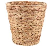 Healifty Cesta Tejida Artesanal de Almacenamiento con Material de Hierba Calabaza Resistente y Segura para Hogar Oficina y Hotel para Organizar Espacios Pequeños