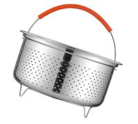 Healifty Cesta Vaporera Multifuncional Inoxidable para Cocinar Verduras y Dumplings Ligera y Calentamiento Rápido y Disipación de Calor Uniforme