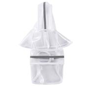 Healifty Chubasquero con Capucha Banda Reflectante de Seguridad y Cintas Ajustables en Abdomen y Cuello y Transpirable Adecuado para Actividades al Aire Libre en Lluvia o Viento Suave