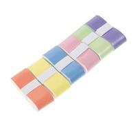 Healifty Cintas de Agarre Antideslizantes para Raqueta de Tenis y Bádminton 6 Unidades Precortadas de PU Absorbente de Sudor Colores Degradados Sobregrip Cómodo para Equipamiento