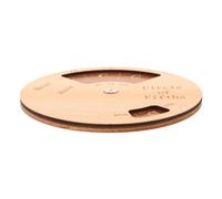 Healifty Círculo de Quintas de Madera para Guitarra Entrenador Portátil de Acordes Herramienta de Práctica Musical para Principiantes Rueda Auxiliar para Progresiones y Pulsación de