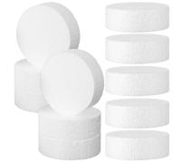 Healifty Círculos de Espuma de Color Claro Bloques de Espuma Seguros y Fáciles de Exhibir 18 para Manualidades Ideales para Proyectos de Pintura y Manualidades Creativas