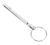 Healifty Clip de Dinero Pequeño de Metal Resistente y Portátil con Llavero Pinza para Billetes y Almacenamiento Seguro Adecuado para Hombre y Uso Diario