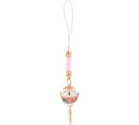 Healifty Colgante Gato Fortuna Cerámico Rosa Adorno Colgante para Mochila y Teléfono Símbolo de Prosperidad y Buena Suerte Decoración Artesanal DIY
