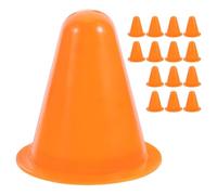 Healifty Conos de Entrenamiento Deportivos de Plástico Naranja 15 Piezas para Patinaje sobre Ruedas Conos de Colores Brillantes para Ejercicios de Agilidad y Obstáculos Deportivos