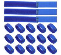 Healifty Correas Antideslizantes para Zapatos de Mascotas Cierre Ajustable, 20 Piezas, Material Resistente Azul Oscuro, para Días Lluviosos y Protección de Patas, Adecuado para Perros