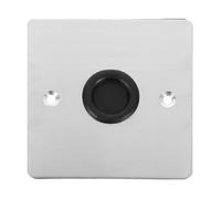 Healifty Cubierta Ciega para Enchufes de Acero Inoxidable Plata Diámetro de Tornillo 4mm, Diseño Moderno y Funcional para Decoración Minimalista y Tradicional