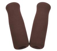 Healifty Cubiertas Antideslizantes de Espuma para Bastones 2 Piezas Fundas Protectoras Marrón para Empuñadura de Manillar Amortiguación y Absorción de Vibraciones para Trekking y