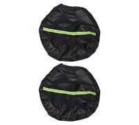 Healifty Cubiertas de Neumáticos Impermeables XL 2 Unidades Protección Solar Anti-UV Tiras Reflectantes Protectores Antipolvo para Coches SUV Caravanas y Camiones Funda Resistente