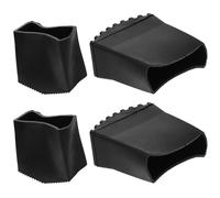 Healifty Cubiertas para Patas de Escalera de Goma Antideslizantes 4piezas Protección para Suelos y Aislamiento Acústico para Uso Doméstico