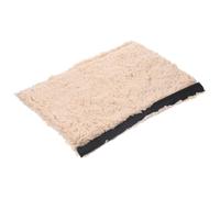 Healifty Cubiertas Reposabrazos Silla Oficina de Peluche Sherpa Protectores Antideslizantes para Brazo Almohadillas Confortables y Térmicas para Invierno Funda Elástica Beige