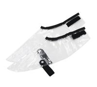 Healifty Cubrezapatos Impermeables para Peluqueros Funda Transparente Antideslizante para Salón Protector Resistente al Agua para Zapatos de Corte y Estilismo Unidades Grandes Invisibles