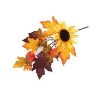 Healifty Decoración De Calabaza De Simulación Guirnalda Arce Otoñal Colgante De Acción De Gracias para Puerta y Pared Adornos Artificiales De Otoño