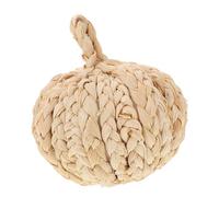 Healifty Decoración de Calabaza Trenzada Artesanal Adorno Artificial de Paja para Mesa Decoración Otoñal para Hogar Halloween y Acción de Gracias