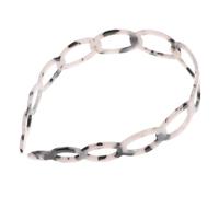 Healifty Diadema Cabello de Placa de Acetato Estilo Vintage Diseño de Carey Antideslizante para Mujeres y Niñas en Lectura y Aniversario