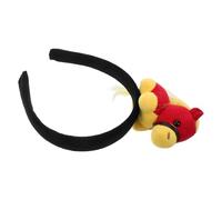 Healifty Diadema de Caballo de Dibujos Animados Linda Diadema de Peluche Accesorios para Cabello de Caballos para Decoraciones de Fiestas Celebraciones de Temporada de Flores
