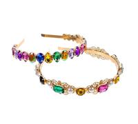 Healifty Diademas Barrocas Vintage Pedrería Metal Dorado 2 Piezas Gota Dorada y Diseño 02 Tocados para Mujer y Fiesta Accesorios para Cabello Elegantes y Versátiles