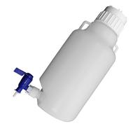 Healifty Dispensador de Agua Escolar con Grifo, Resistente a Roturas, Capacidad Grande de 5l, Material Pe Blanco, Fácil de Usar para Uso en Escuela